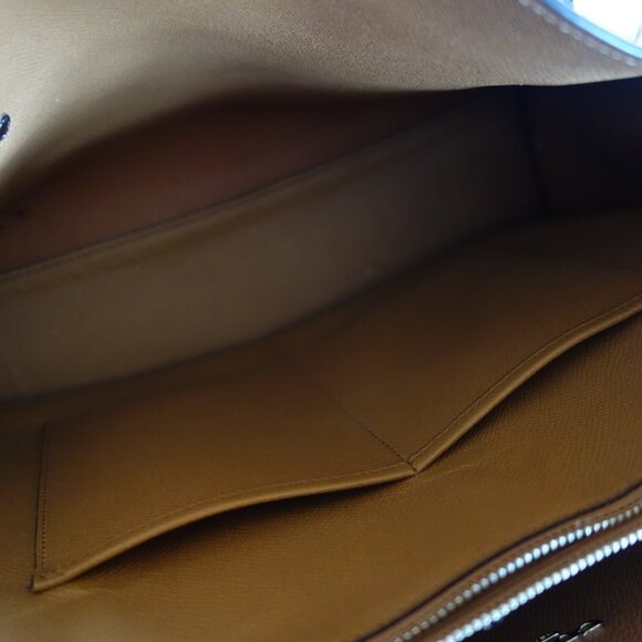 Coach Charlie Carryall tote Chalk color EUC with Coach Gold zip card case - Picture 10 of 16